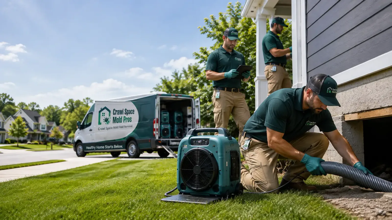 Crawl Space Mold Removal in Reads Landing, MN